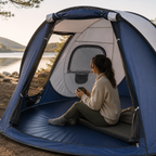 FLOECREST 4-Person Instant Pop-Up Camping Tent with Carry Bag